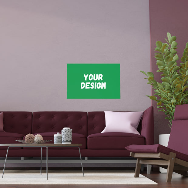 Indoor and Outdoor Silk Posters