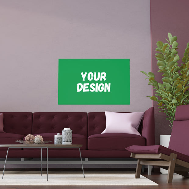 Indoor and Outdoor Silk Posters